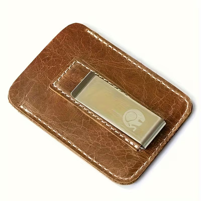 Moneyclip Leather Black