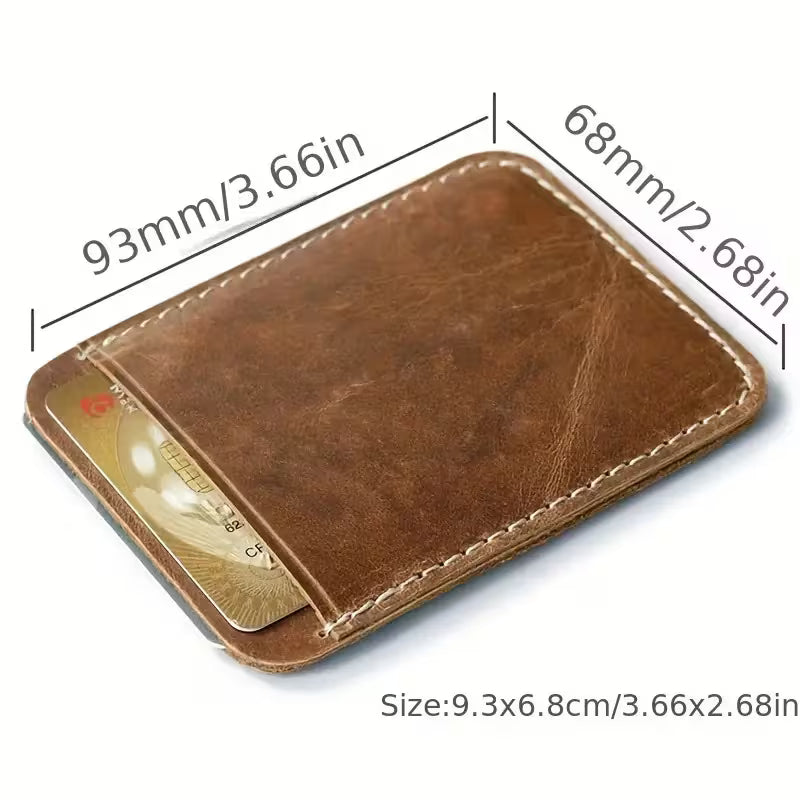 Moneyclip Leather Black