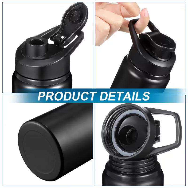 Black / Metal Water Bottle