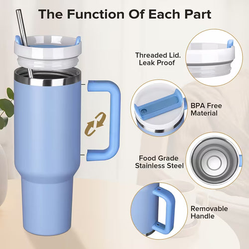 Drink Tumbler w/ Handle 40oz