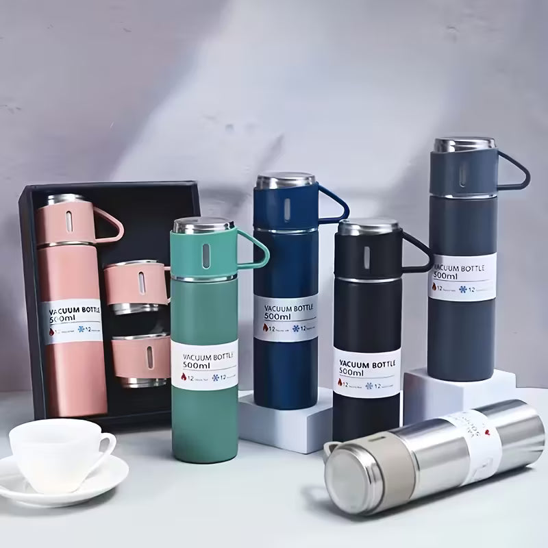 Hot / Cold Drink Thermos Set