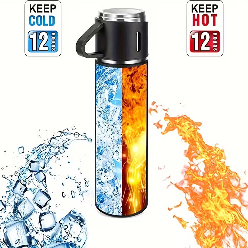 Hot / Cold Drink Thermos Set