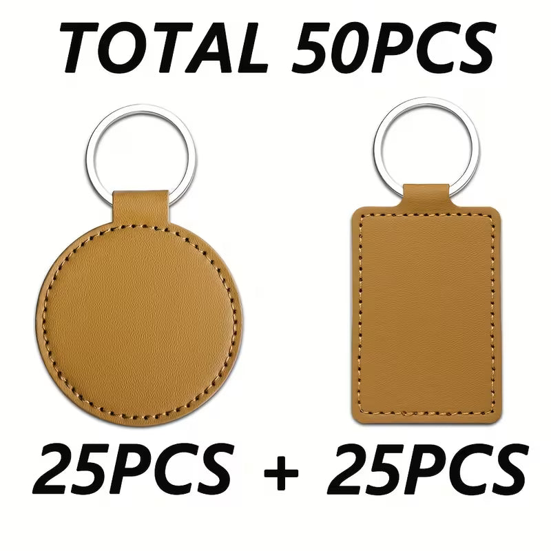 Leather Keychain Rectangle