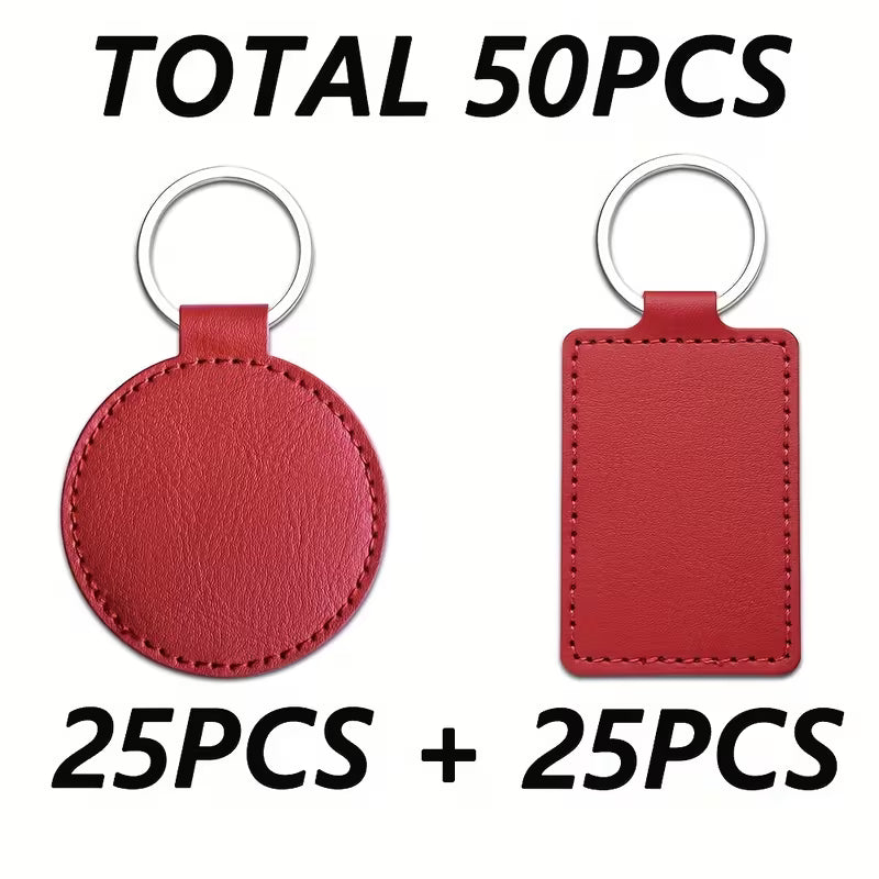 Leather Keychain Rectangle