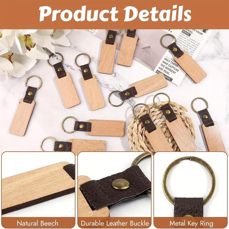 Wood Keychain Rectangle
