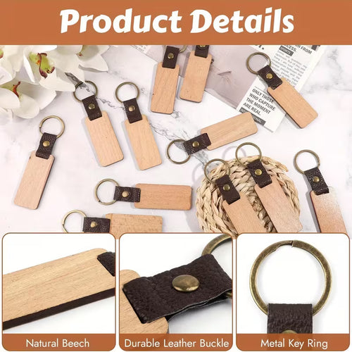 Wood Keychain Rectangle