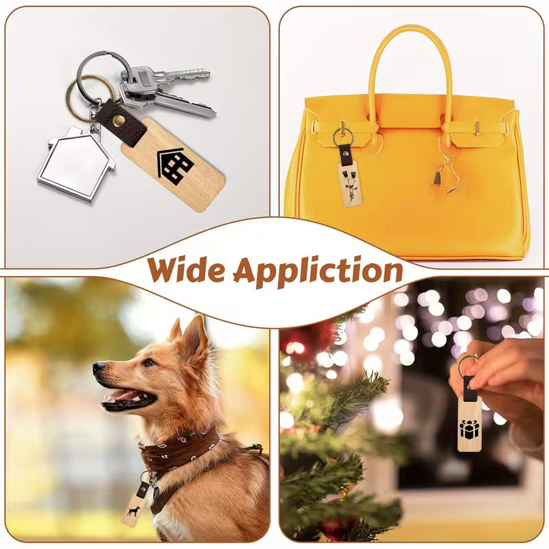 Wood Keychain Rectangle