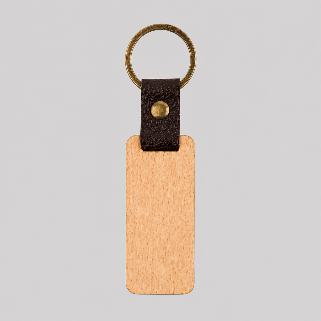 Wood Keychain Rectangle