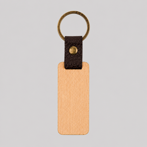 Wood Keychain Rectangle