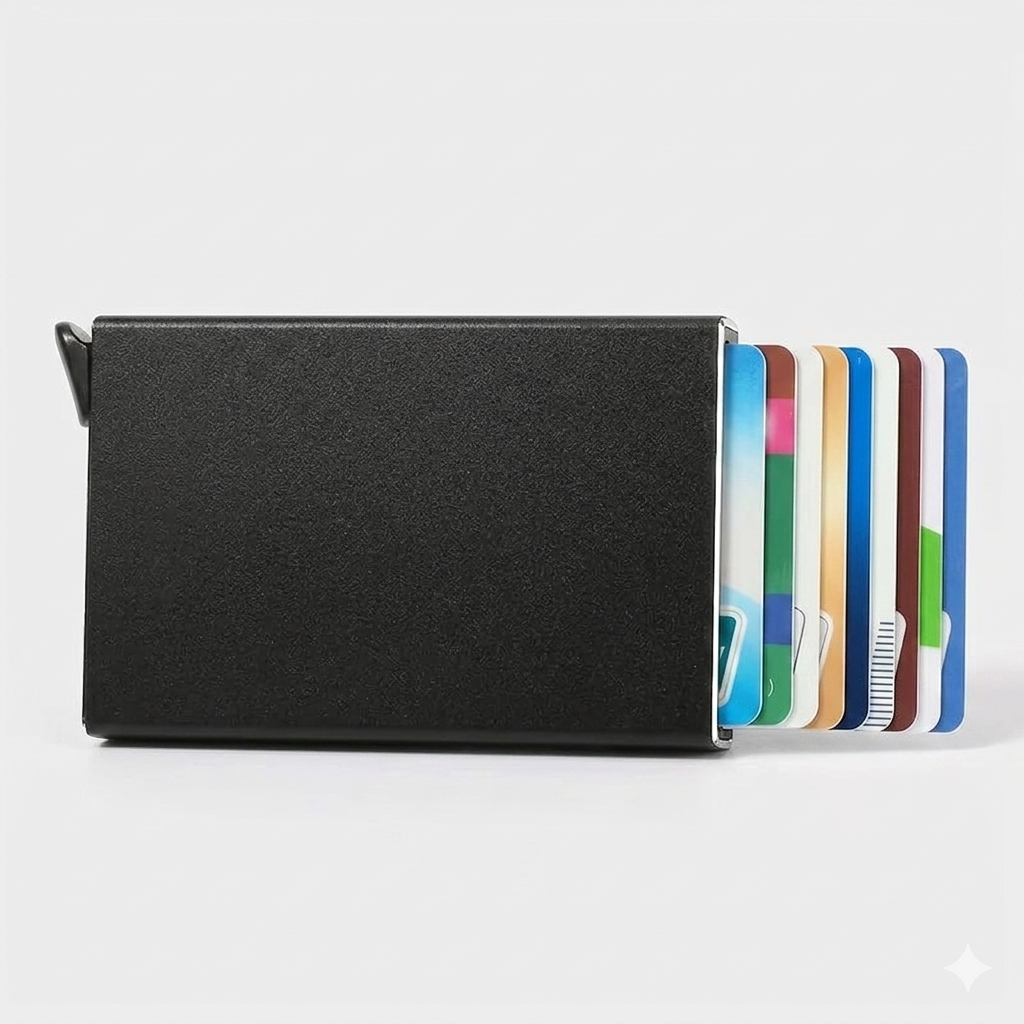 Card Holder Metal (Blk) Main image