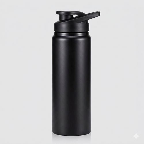 Black / Metal Water Bottle